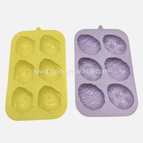 Easter Chick Flower Egg Silicone Molds